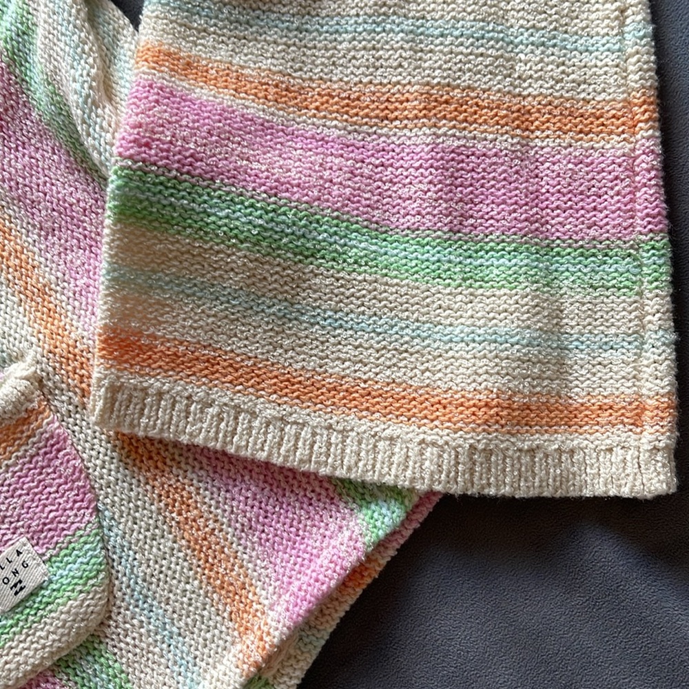 NWOT Billabong Striped sweater - Picture 3 of 5